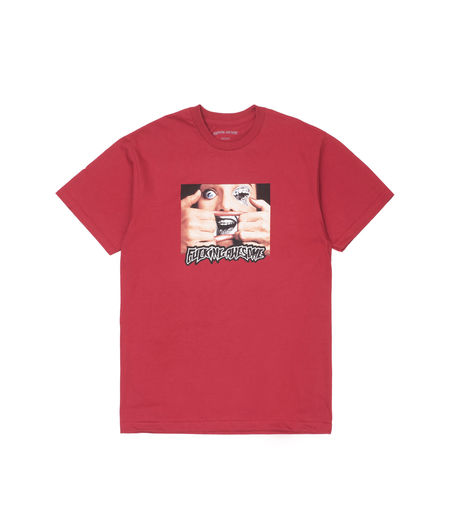 Fucking Awesome Brace Face Tee Red