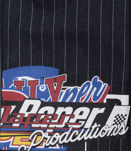 Daily Paper Fori Short Denim Striped 