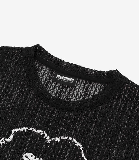 Pleasures Volume Mesh T-Shirt Black