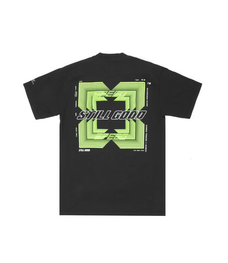 Still Good Speed Tee Black/Green Neon