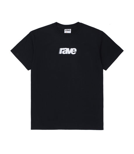 Rave Skateboards Blurry Logo Tee Black