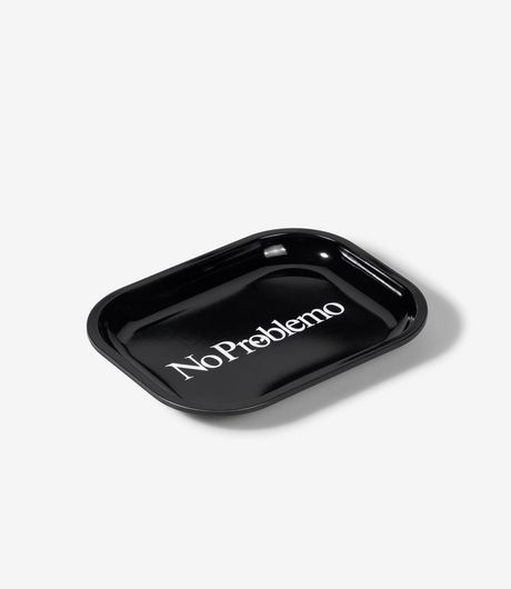 No Problemo Metal Tray Black
