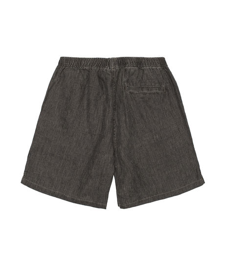 Stussy Boxy Linen Short Charcoal