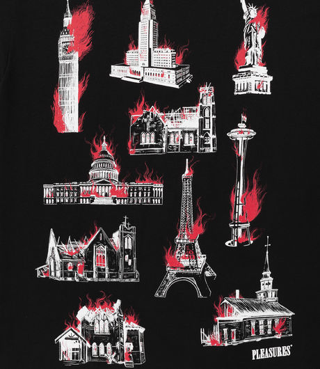 Pleasures Monument T-Shirt Black