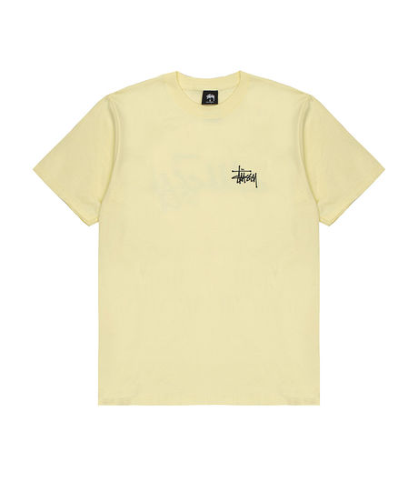 Stussy Basic Tee Pale Yellow