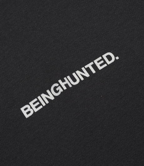 Beinghunted Stroke Logo Hooded Sweatshirt Black