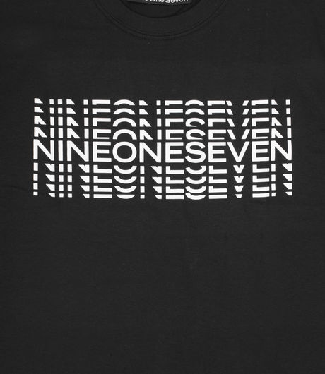 Call Me 917 Typrgraphy Tee Black