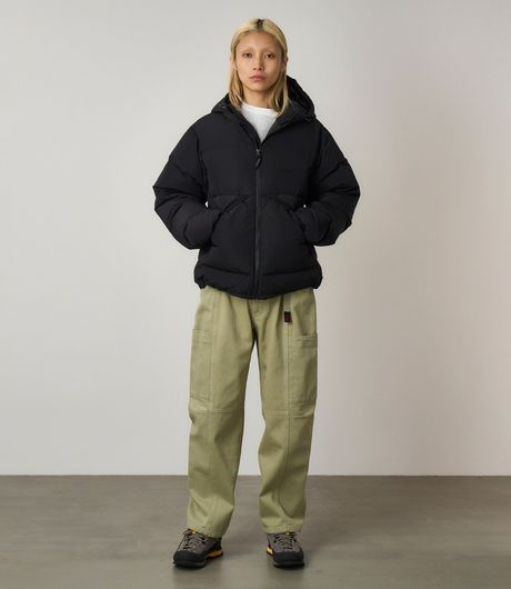 Gramicci Down Puffer Hooded Jacket Black