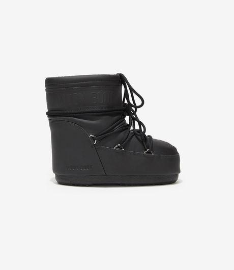 Moon Boot Icon Low Rubber Boot Black
