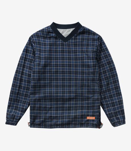 Butter Goods Reversible Dugout Pullover Grey/Navy