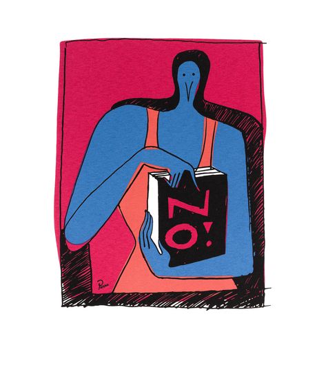 by Parra No Books T-Shirt White