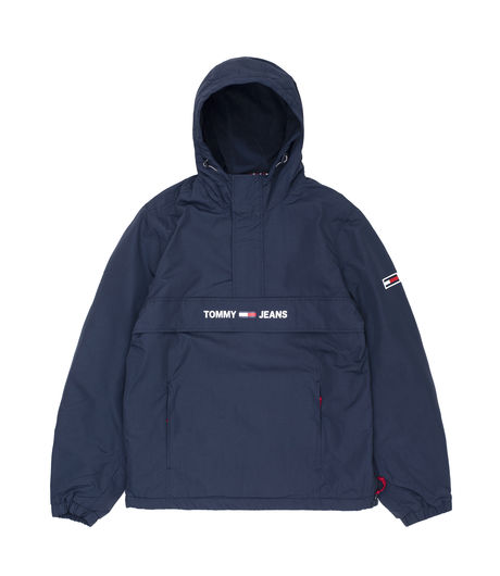 Tommy Jeans Padded Popover Anorak Black Iris 