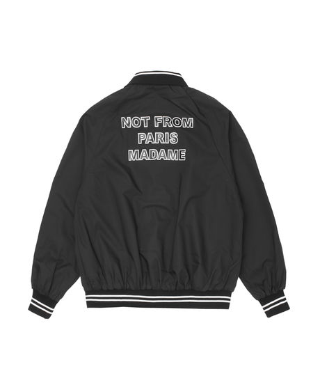 Drôle de Monsieur NFPM Varsity Jacket Black