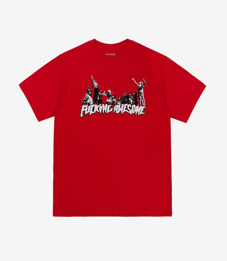 Fucking Awesome Hug The Earth Tee Red