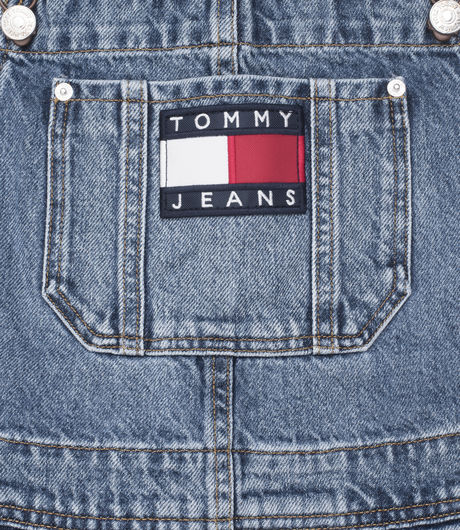 Tommy Jeans Woman Regular Dungaree Light Blue Rig
