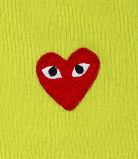 Comme des Garçons Play Play Red Heart Tee Green 
