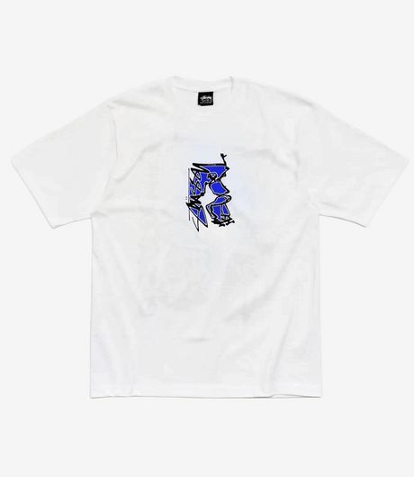 Stussy Smooth SK8 Tee White