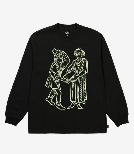 The Trilogy Tapes Bastarda Glow In The Dark Longsleeve Black