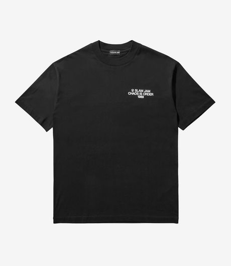 Slam Jam Special Projects Chaos Is Order T-Shirt Black