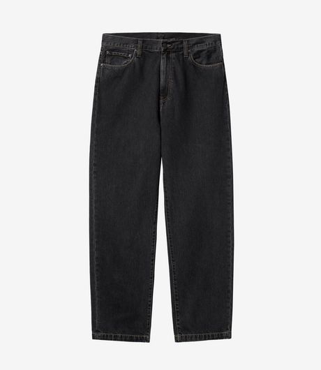 Carhartt WIP Aaron Pant Camano Denim Black Stone Washed
