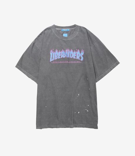 Liberaiders Flame Logo Tee Black