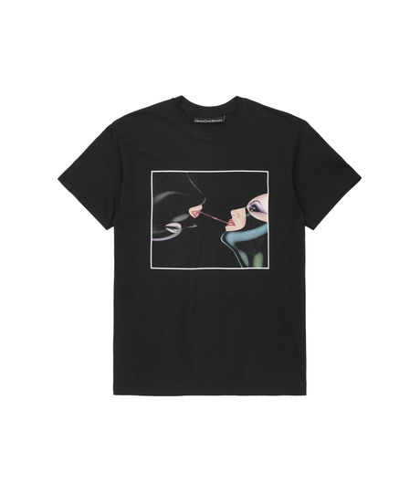 Call Me 917 Leatherette T-Shirt Black