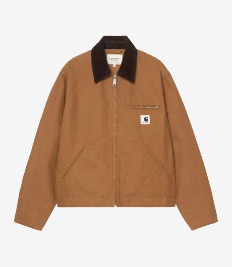 Carhartt WIP W' OG Detroit Jacket Dearborn Canvas Hamilton Brown/Tobacco Rinsed