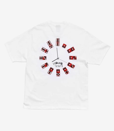 Stussy Dice Clock Tee White