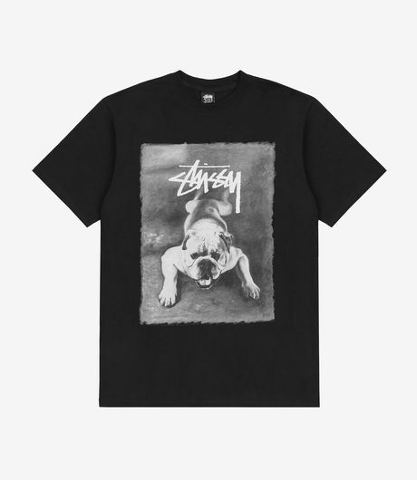 Stussy Bulldog Tee Black