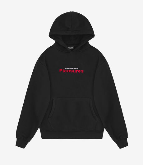 Pleasures Cleap Up Hoodie Black