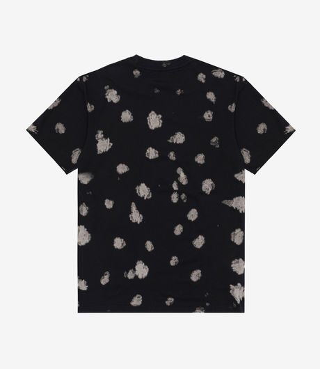 Market Skelly Digital Dunk T-Shirt Black Bleach Dye