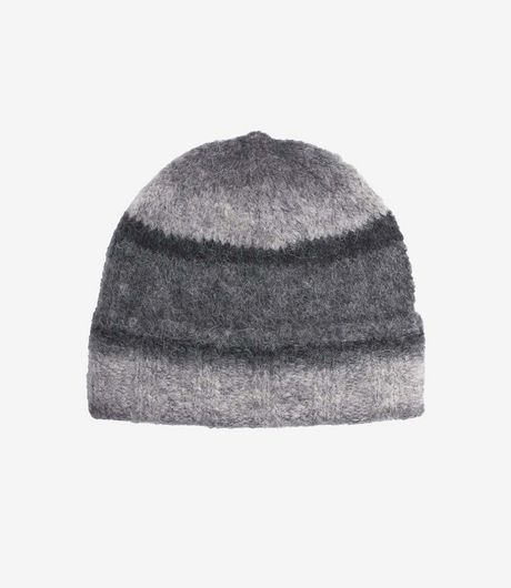 Norse Projects Gradient Alpaca Beanie Charcoal Melange