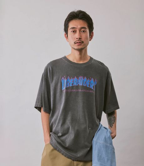 Liberaiders Flame Logo Tee Black