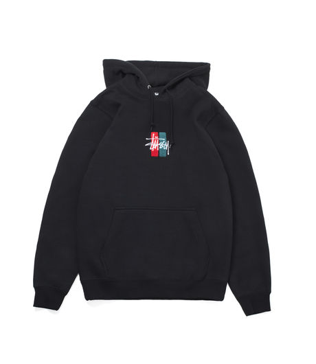 Stussy Bars Logo App. Hood Black