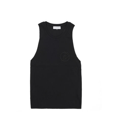 Gosha Rubchinskiy Tank Top With Logo Black