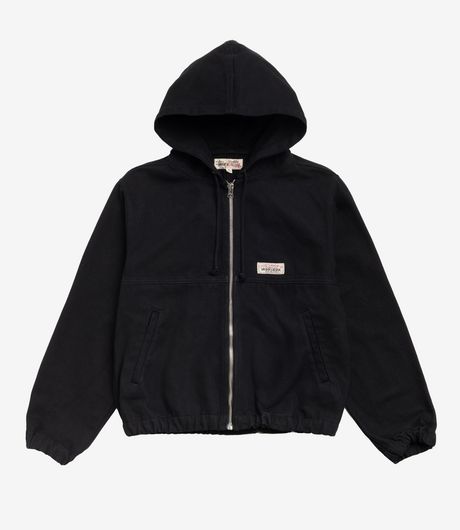 Stussy Work Jacket Unlined Canvas Black