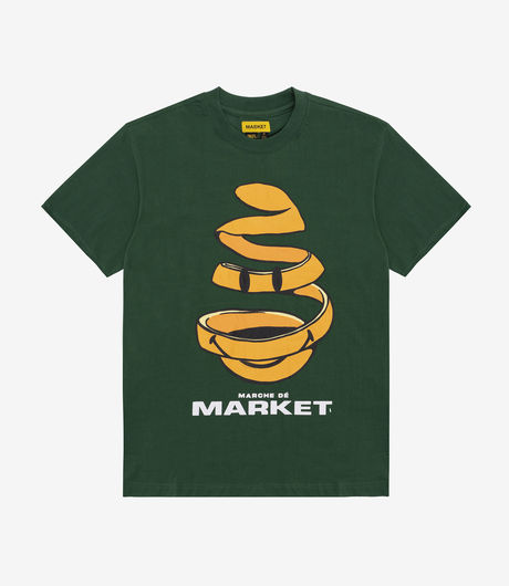 Market Smiley Marche de Market T-Shirt Forest Green