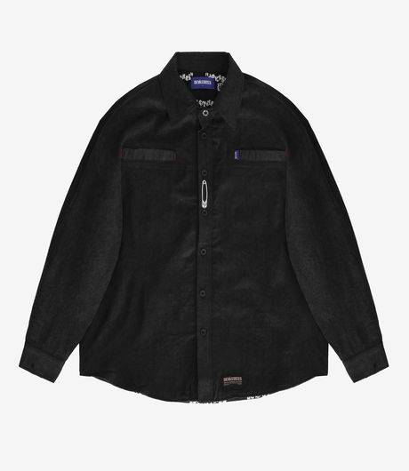 Devá States ORB Corduroy Overshirt Black