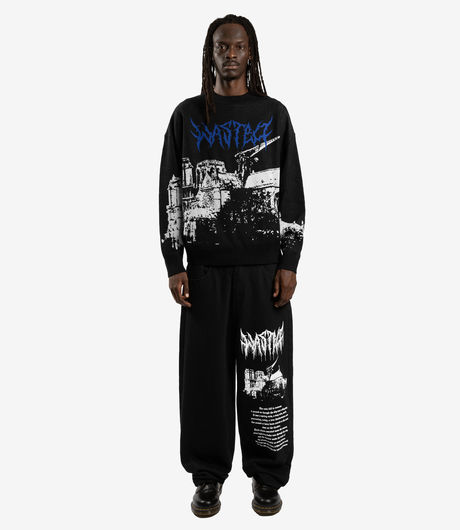 Wasted Paris Vault Sweater Black