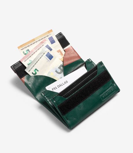 Freitag F51 Dallas Medium Wallet Green/Orange/White