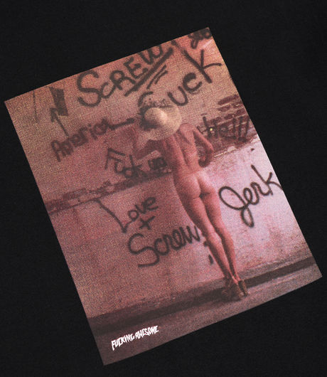 Fucking Awesome Love and Screw Tee Black