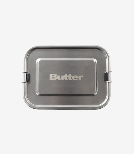 Butter Goods Metal Lunchbox Silver