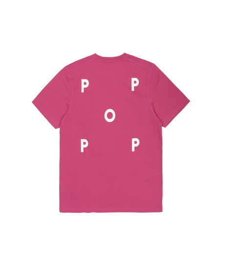 Pop Trading Company Logo T-Shirt Pink