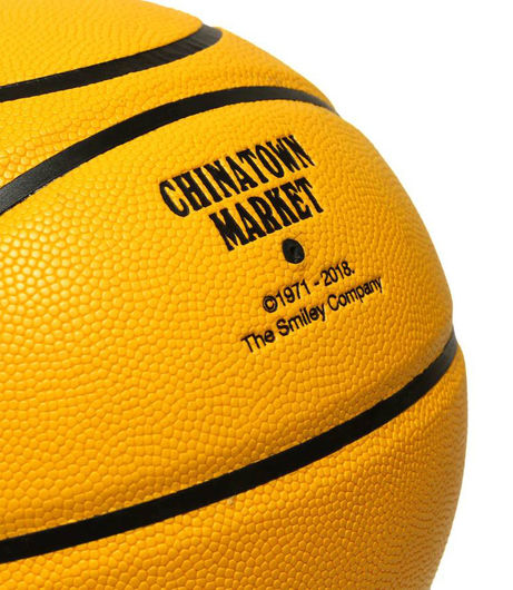 Chinatown Market Smiley Basketball Yellow