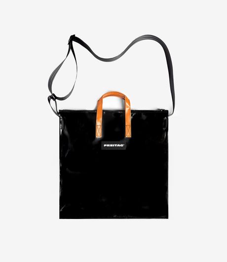 Freitag F275 Tilda Medium Crossbody Bag Black Orange