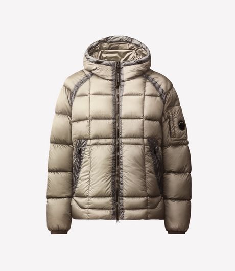 C.P. Company D.D. Shell Hooded Down Jacket Fallen Rock