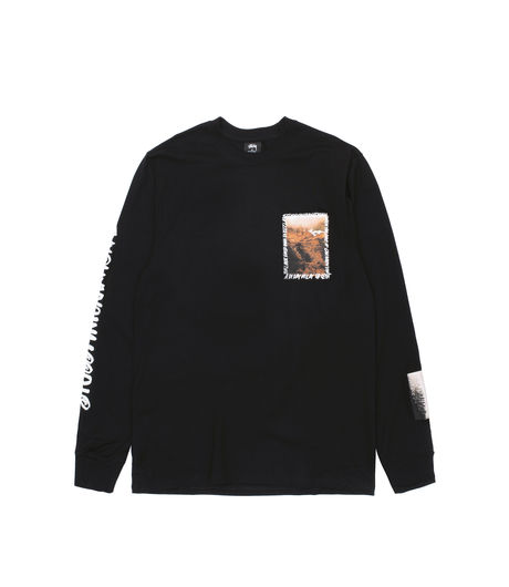 Stussy Great Outdoors Longsleeve Tee Black