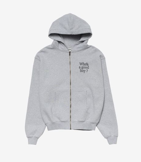 Carne Bollente Who's a Good Boy Hoodie Grey Melange