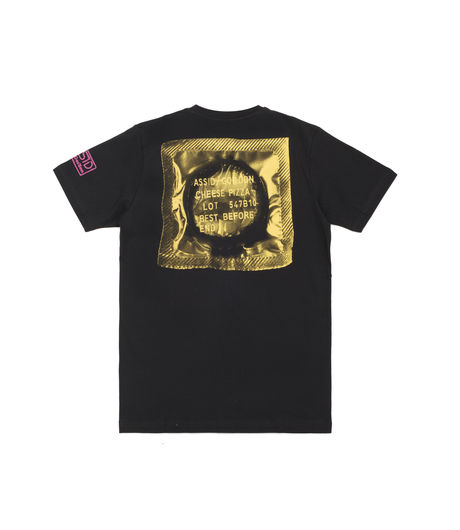 ASSID JG Cheese Pizza Tee Black