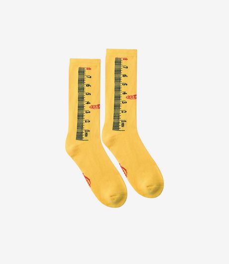 SSSTUFFF Rules Socks Yellow